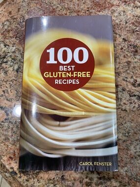 100 Best Gluten-Free Recipes Cookbook - Yellow & Brown Cover